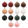 Plastic Christmas Decoative Balls Hanging Xmas Tree Ornaments Christmas Color Balls  Home Decor