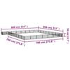 Vidaxl Kojec Dla Psa, 32 Panele, Czarny, 100X50 Cm, Stal