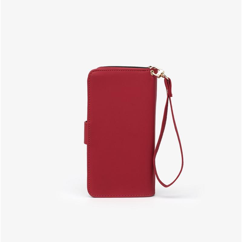 Women's bag, new mobile phone bag, multi-card change bag, fashionable and simple portable zipper bag.