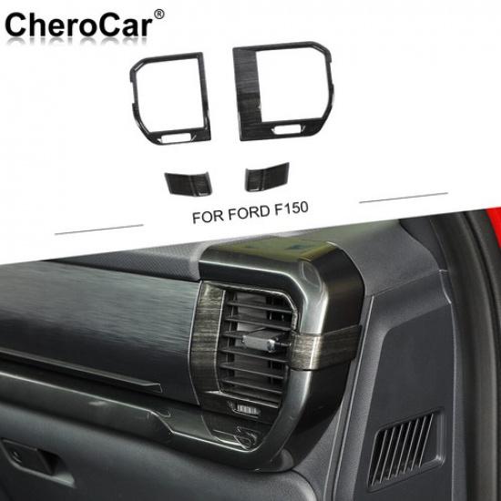 Interior  Center Console Side AC Air Vent Outlet Cover Trim For Ford F150 +