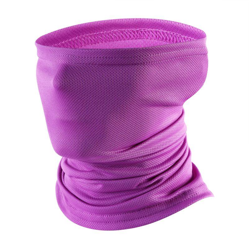 

Breathable Mesh Sun Protection Cycling Mask Outdoor Magic Windproof Bicycle Scarf Riding Variety Scarf Twist Cap Deep purple One size