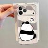 Cute Panda Case for iPhone 17 Pro Max 15 16 12 Mini Air 13 Pro 14 Plus 17e XS Max 11 XR Soft Phone Cover