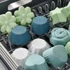 12pcs/set Silicone Cupcake Baking Cups Reusable & Non-stick Muffin Liners Holders Set Silicone Cake Molds