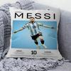 Federa Cuscino Giocatore di Calcio Copricuscino Divano Decorazione Stanza Casa Regalo per Bambini