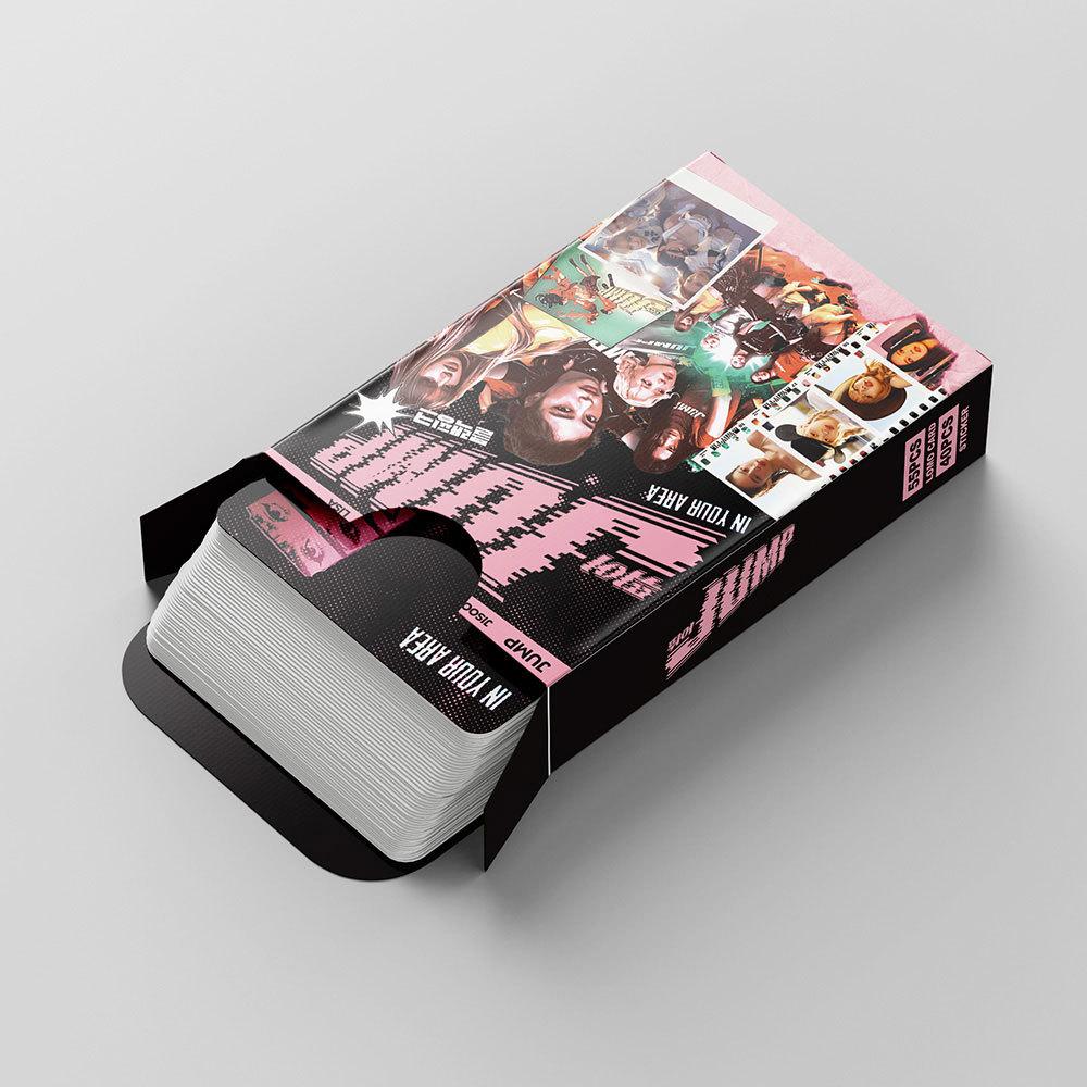 95Pcs New Bp Ink Girl Group Mini Card Stickers Bink New Album Jump Collection Lomo Cards Diy Gr Lomo Cards Diy Graffiti Stickers