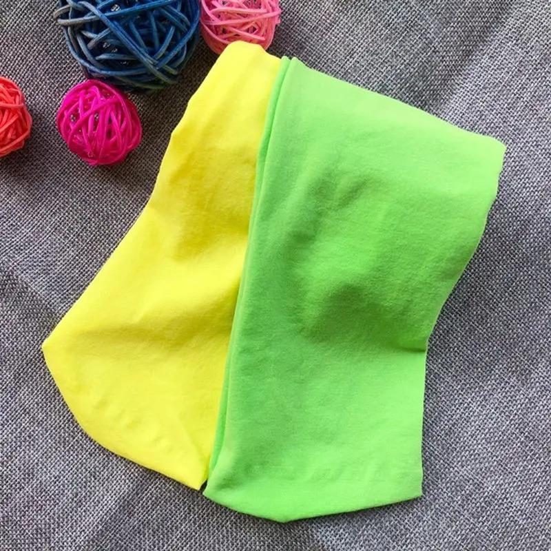 Candy Color Mixed Tights for Girls Baby Stretch Trouser Skinny Pants Kids Dance Pantyhose Spring Autumn Courful Fashion Stocking