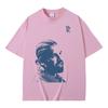 Vintage Rapper Drake Portrait Graphic T Shirt Mens Fashion Hip Hop Short Sleeve 100% Cotton Oversized T-Shirts Streetwear Unisex