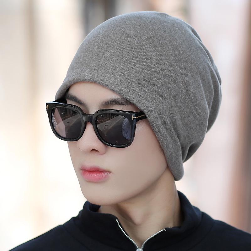 Cappello Pullover e Scaldacollo da Uomo per Esterno Anti-Freddo: Berretto antivento per ciclismo Autunno/Inverno