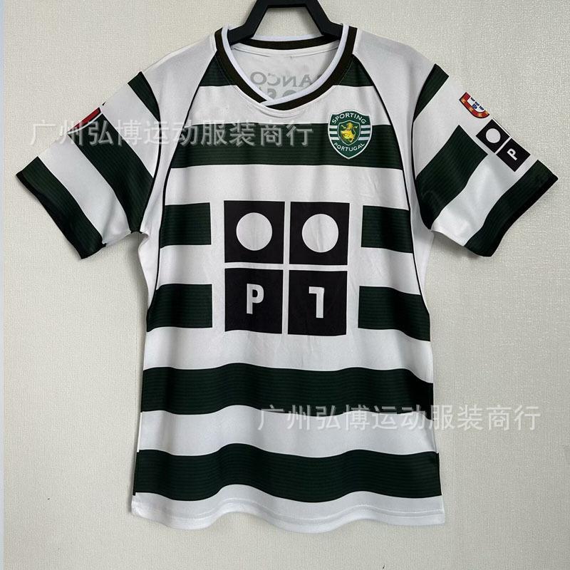 0103 Portugal Sporting Lisbon home jersey No. 28 C Ronaldo retro long short-sleeved football jersey S