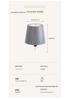 Rechargeable Wine Bottle Desk Lamp - Touch-Control Small Night Light for Bar, Restaurant & Home Decor