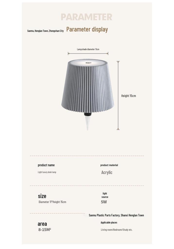 Rechargeable Wine Bottle Desk Lamp - Touch-Control Small Night Light for Bar, Restaurant & Home Decor