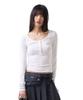 IUGAMAKARAS Button Fitted Top (White)