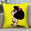 C-Cartoon  Comics M-MafaldaS Pillow Case Short Plush Sofa Decorative Gift Home Double-sided Printing Cushion