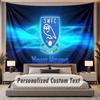 Custom Name Text Tapestry Sheffield Wednesday FC Personalized Polyester Wall Tapestry For Bedroom And Room