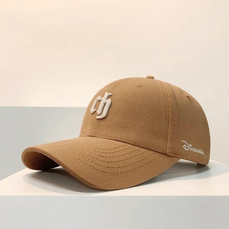 Hard top baseball cap women's enlarged and deepened head circumference peaked cap men's face small wide brim hat summer