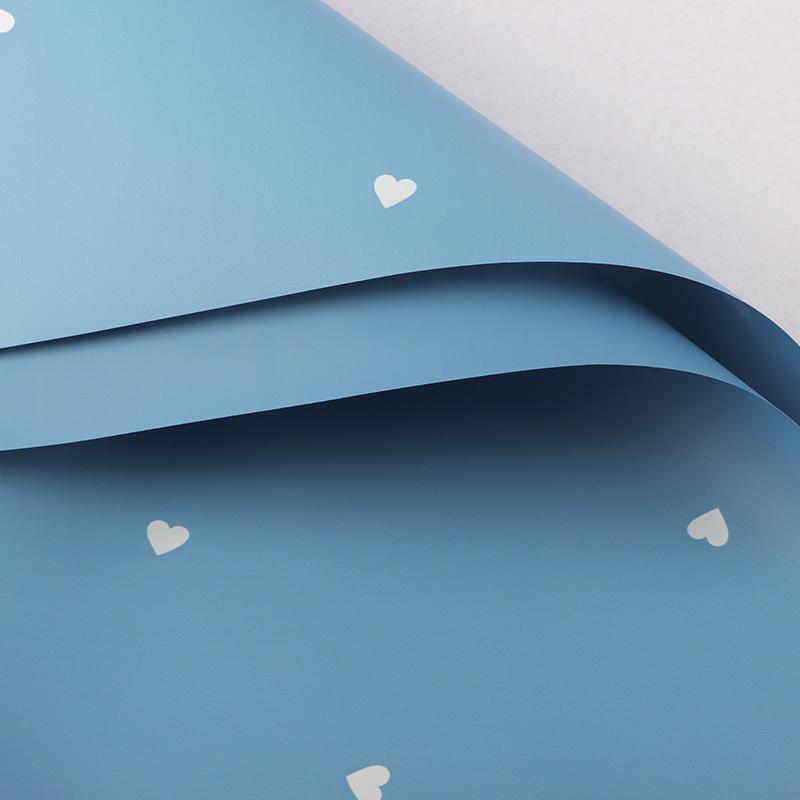 20Pcs Waterproof Floral Wrapping Paper Double Sided Elegant Letter Printed Bouquet Packing Material Bouquet Wrapping Paper