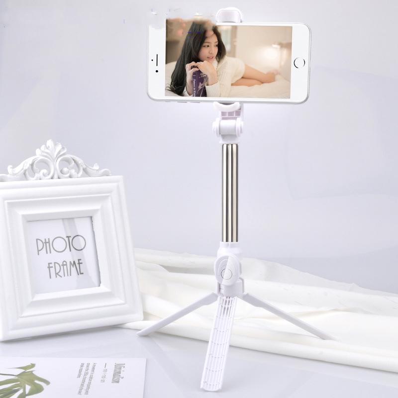 Xt10 Mobile Phone Bluetooth-compatible Selfie Stick With Integrated Tripod Multi-Function Support Live Video Phone Holder