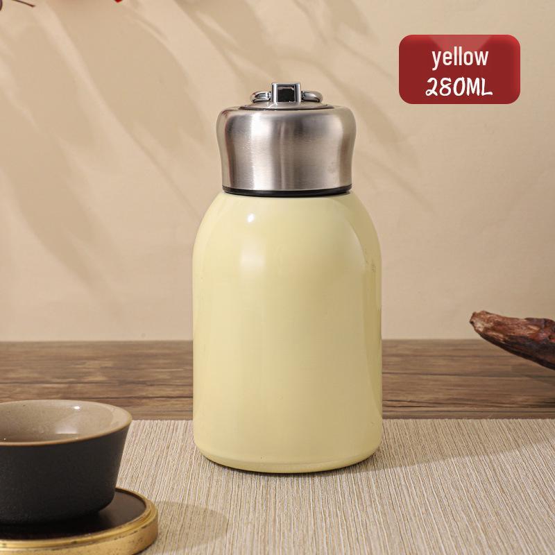Compact Trendy Insulated Cup with Pull Ring - Convenient, Pocket-Friendly, and Stylish for Students On-the-Go