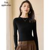 Chushen Women's Half-High Collar Pure Wool Knit Sweater