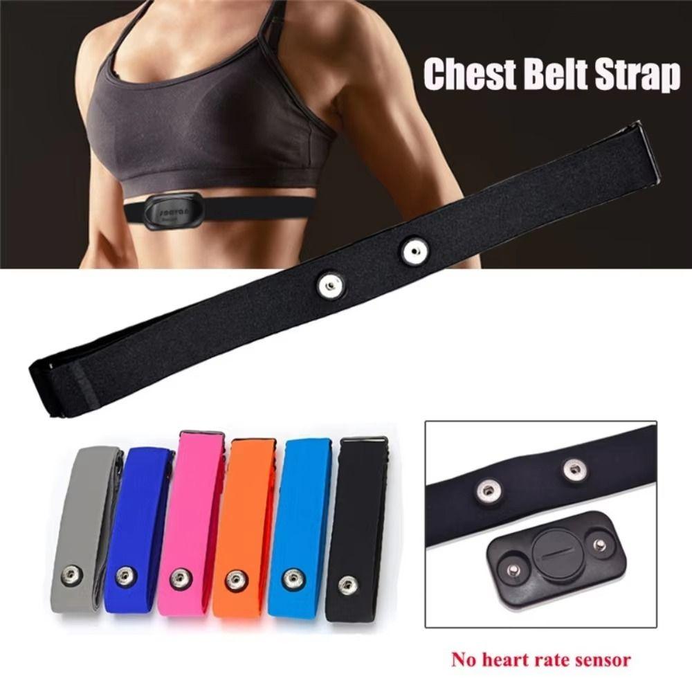 Silicone + Fiber Heart Rate Monitor Chest Strap Heart Rate Monitor Chest Belt Outdoor Sports