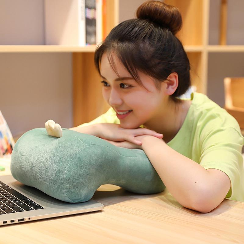 Breathable Plush Nap Pillow Doll - Cute Expression Puppet Gift