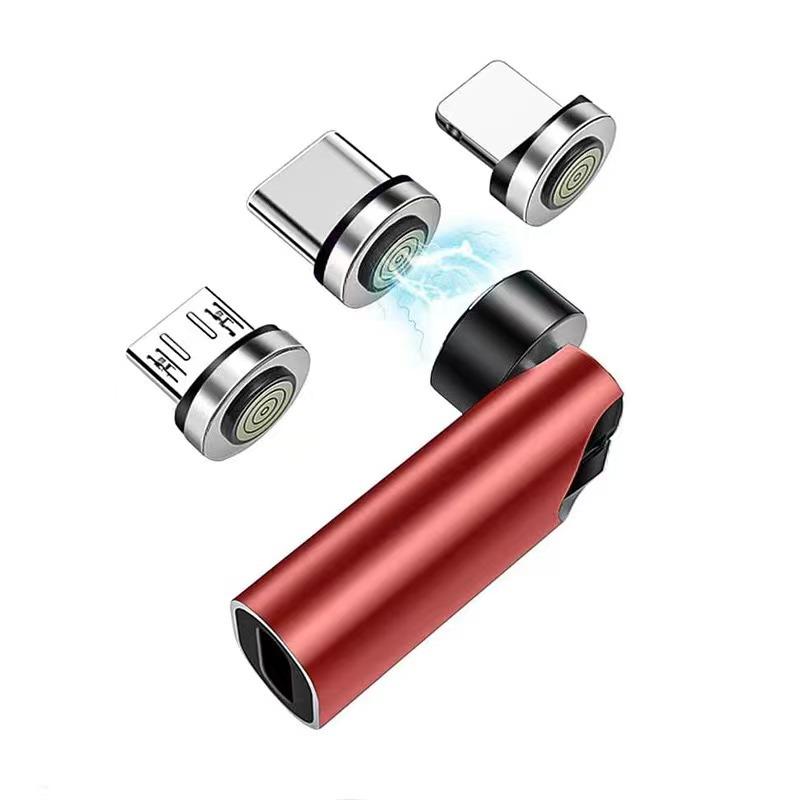 3-in-1 540° Rotating Magnetic Type-C Adapter for Fast Charging Apple & Android Devices