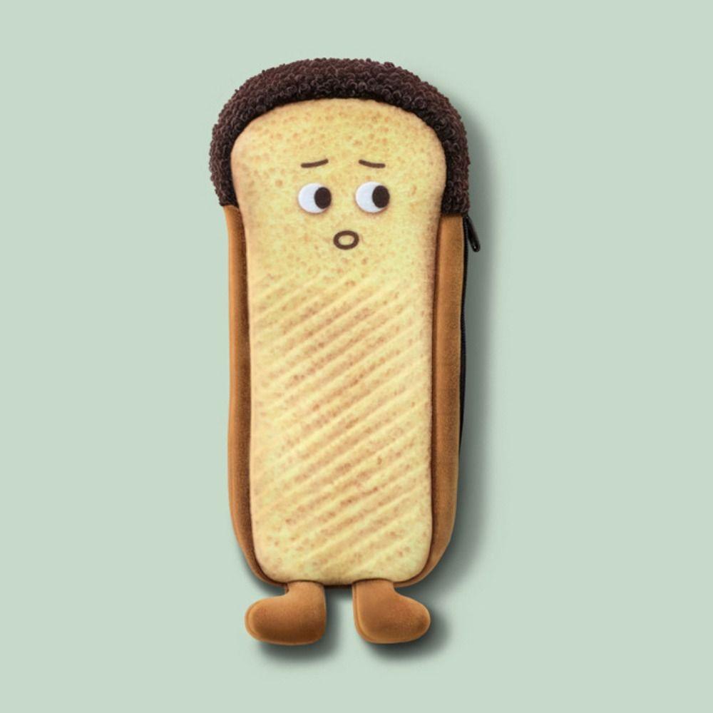 Toast Bread Toast Pencil Case Bread Toast Pencil Case Bread Pen Box  School Office Supplies