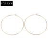 MARIHA [Beautiful Condition] K18 Wish Hoop Earring Yellow GoldUsed
