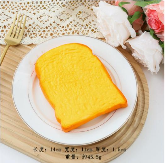 5pcs/lot Pu Simulation Toast Bread Cake Model Food Toy Decorations Plastic Crafts Window Display Photography Props Kitchen Toy
