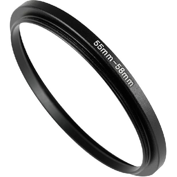 72-77mm Metal Step-Up/Down Ring Adapter Compatible with Mirrorless Cameras DSLR Lens, UV CPL ND Filter Thread Converter, Black