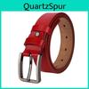 Genuine Leather Belt With Classic Pin Buckle For Casual And Formal Wear