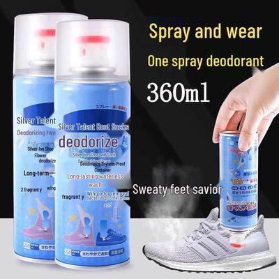 Dezodorant w sprayu do butów sportowych i obuwia - Eliminuje zapach dla świeżych stóp i obuwia