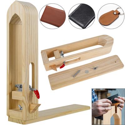 Zacisk do szycia skóry z drewna Przenośny zacisk do szycia skóry z drewna Narzędzie do szycia Zacisk mocujący Zaciski do szycia ręcznego do szycia skóry