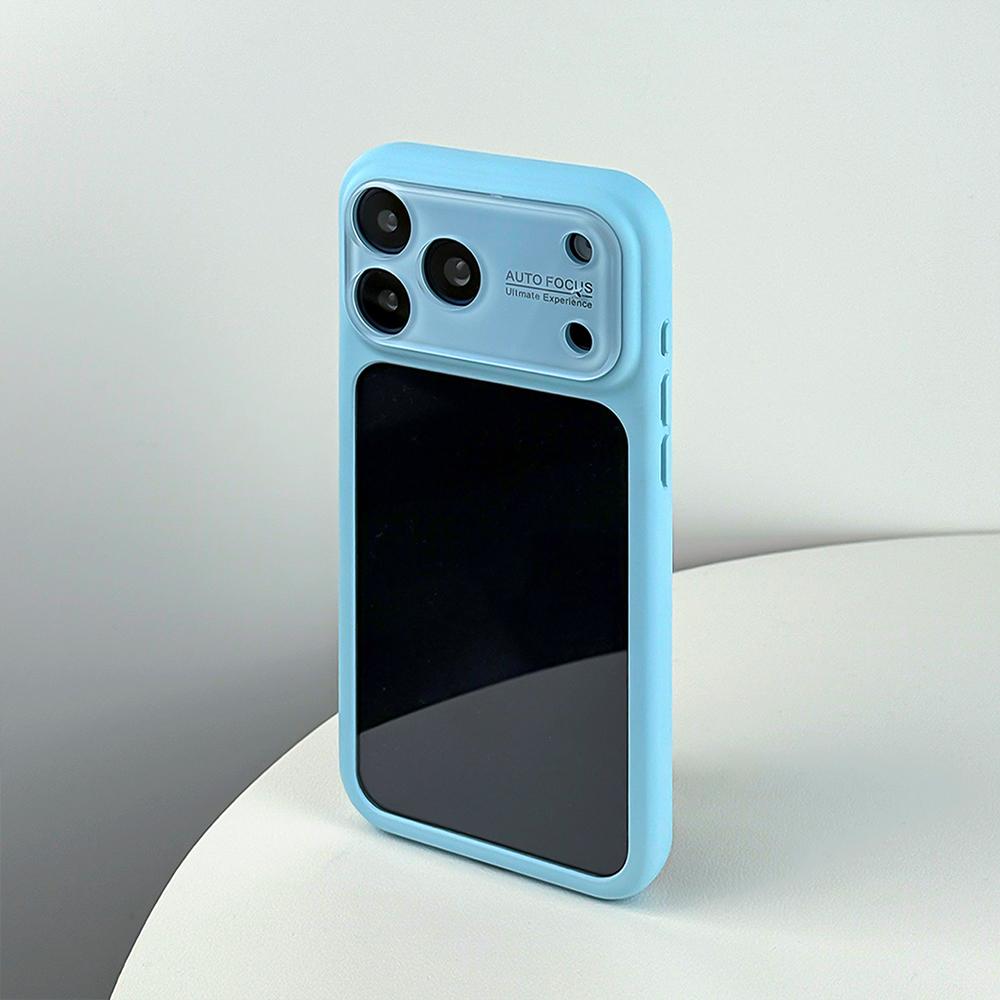 New Candy Color Clear Large Window Case for For Iphone 17 16 1 Pro Max Camera Protection Shockproof Transparent Acrylic Hard Cover
