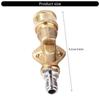 Upgrades Brass Rotary Joint Heavy Duty 4500psi Rotary Joint Simple Installation for Pressure Washer Nozzle Cleaning Tool