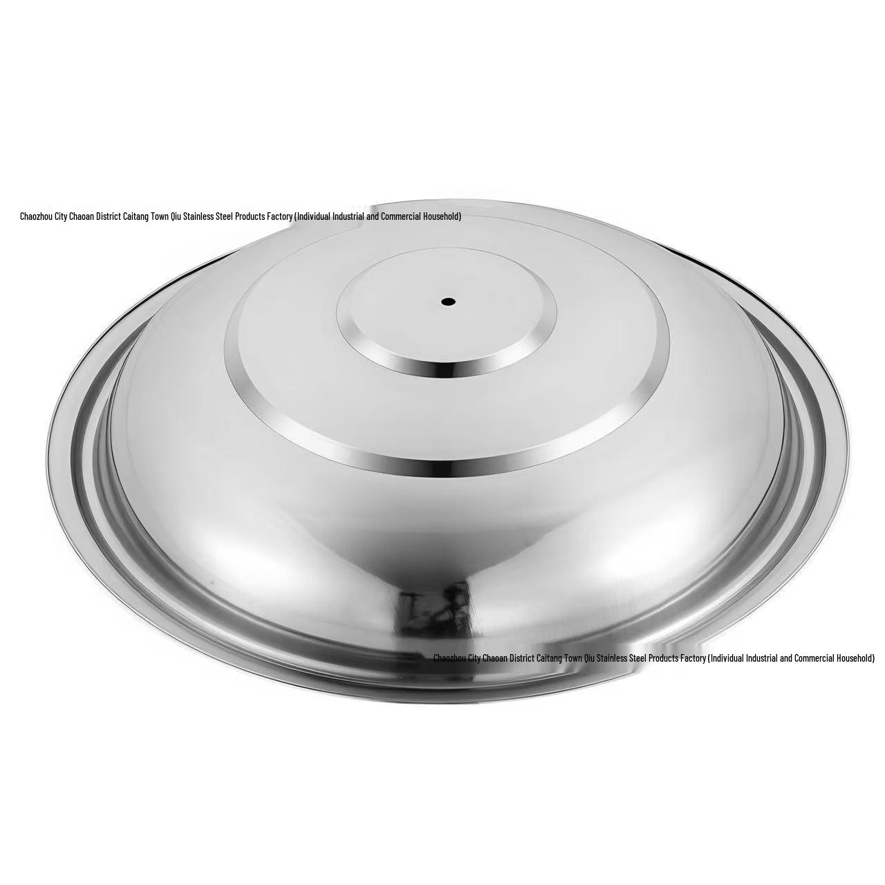 Universal Thickened Stainless Steel Lid for Woks, Pots, Buckets, Frying Pans, Iron Pots, and Jars 30cm (for inner diameter 28-29.5cm)