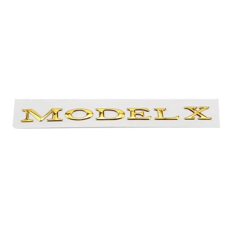 ABS Car Rear Sticker Letter Side Emblem Trunk Tail Badge for Tesla MODEL 3 MODEL S MODEL X Exterior Accessories