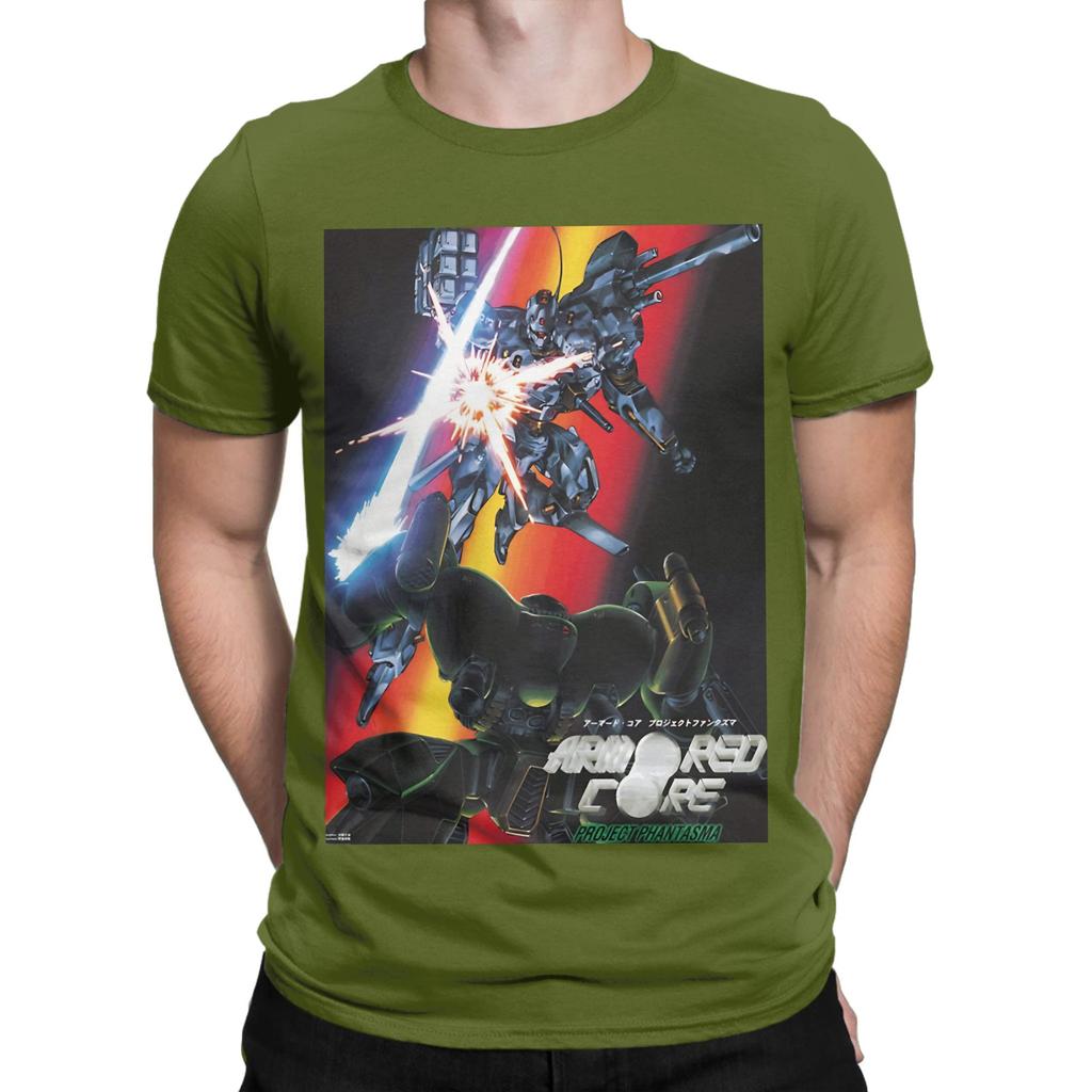Armored Core Project Phantasma Funny Graphic 100 Cotton TShirt Armored Core Tops Tees For Unisex