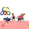 Udendørs Legetøj Børns Elastiske Reb Loops Flerespiller Holdsport Sjov Interaktion Træktov Motion Løb Skub