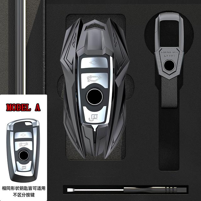 Zinc Alloy Car Remote Key Case Cover Key Chain for BMW F15 F16 E53 E70 E39 F10 F30 G30 F34 F20 G20 F31 Car Styling Accessories