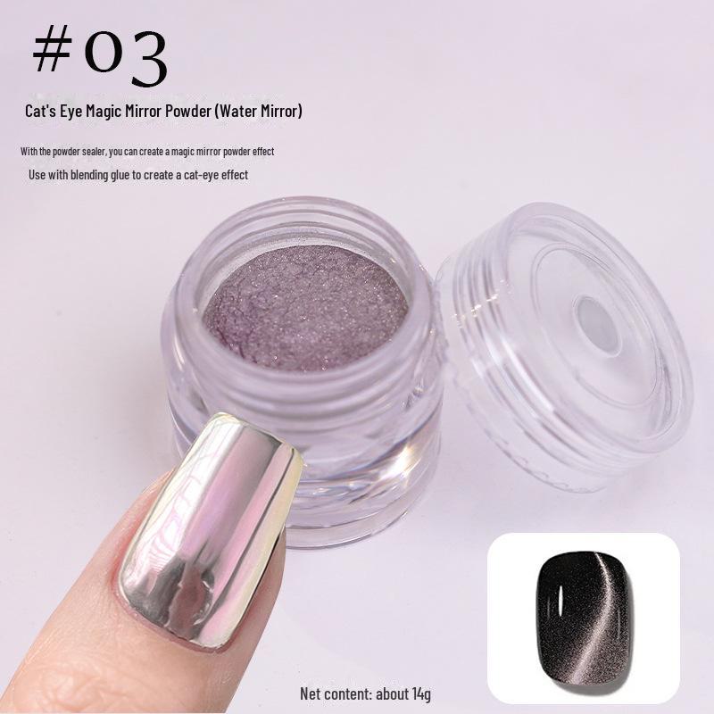 

Магнитная пудра для ногтей «кошачий глаз» с эффектом лунного света