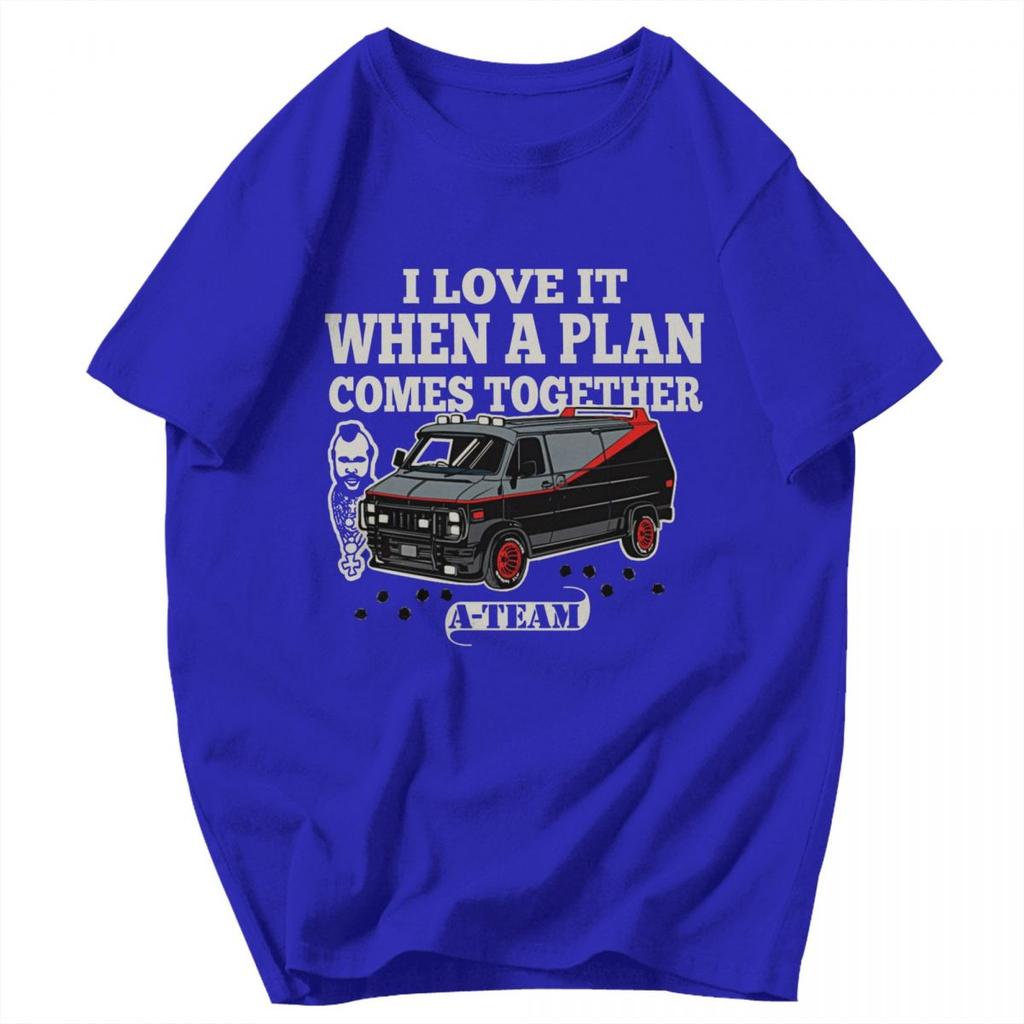 Men T Shirt Mashup TV 80s Hanniba The ATeam Gifts Summer Y2K Graphic Crewneck Unisex Clothes T Shirts