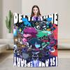 Deltarune Vtipné Tenna Deky Cestovní Letecká Flanelová Přehozová Deku Pro Obývací Pokoj Měkká Vlastní DIY Přehoz na Postel Nápad na Dárek