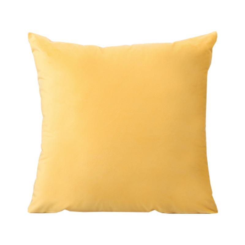 Kissenbezug aus einfarbigem Samt - Taillenstützkissen für Sofa oder Bett, kostenloser Versand