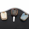 Peugeot Citroen Car Key Protective Shell - TPU Gold Edge Soft Cover