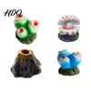 Dynamic Waterscape Aquarium Decor Bubbler Shell Resin Volcano Coral Air Pump Bubbler