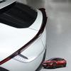 For Kia EV6 -2024 Auto Black Spoilers Rear Roof Trim Strip Trunk Top Wings Cover Trim Exterior Accessories