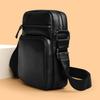 Men's Leather Shoulder & Cross - body Bag Multiple Zipper Pockets Business Casual Messenger Bag Lightweight & Versatile Day Bag