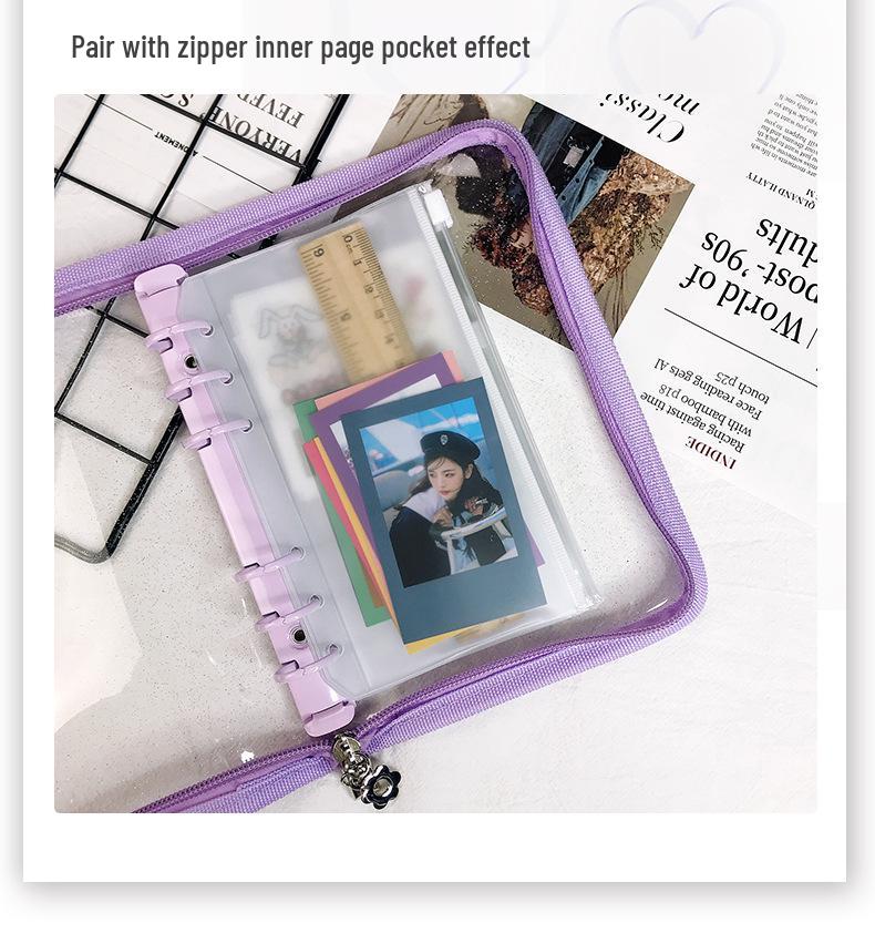 Korea Sterrenjagen Glitter Rits Map Journal - A5/A6