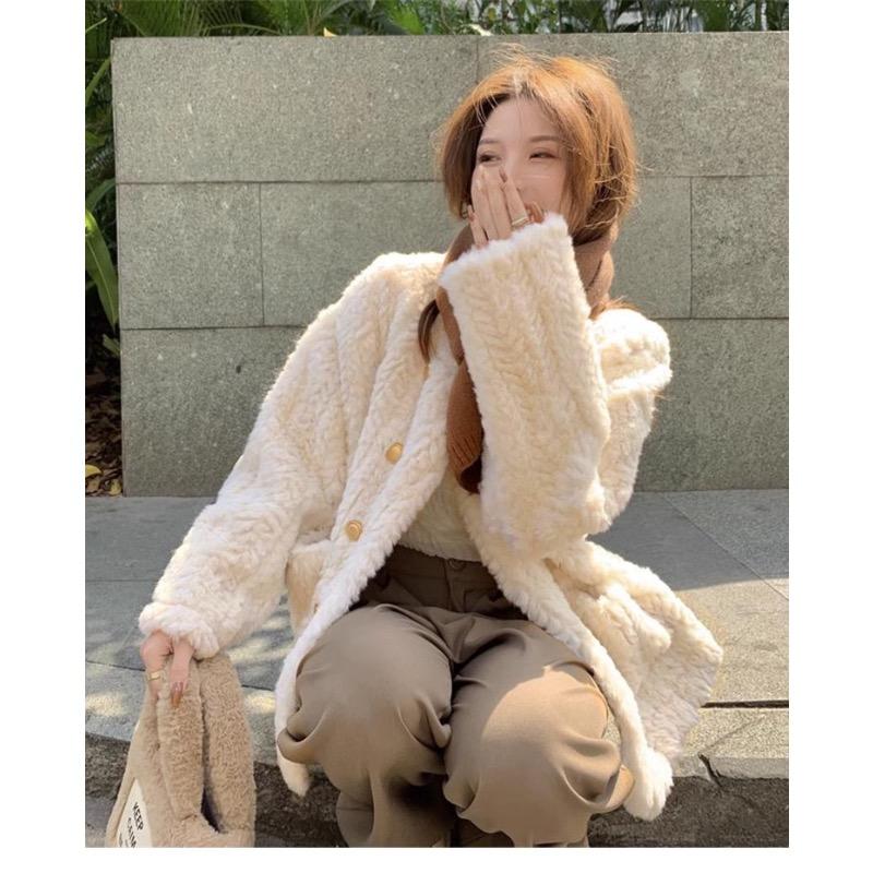 Tjock Bomullskappa för Kvinnor